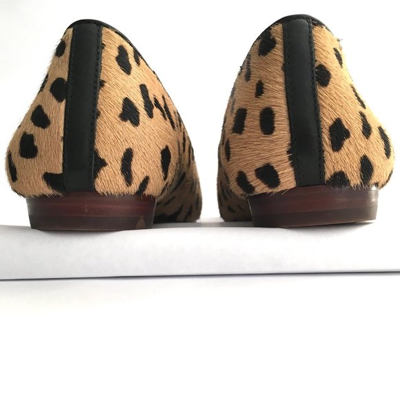 NEW! Madewell Teddy Cheetah Calf Hair Loafers - 9 - Picture 4 of 8